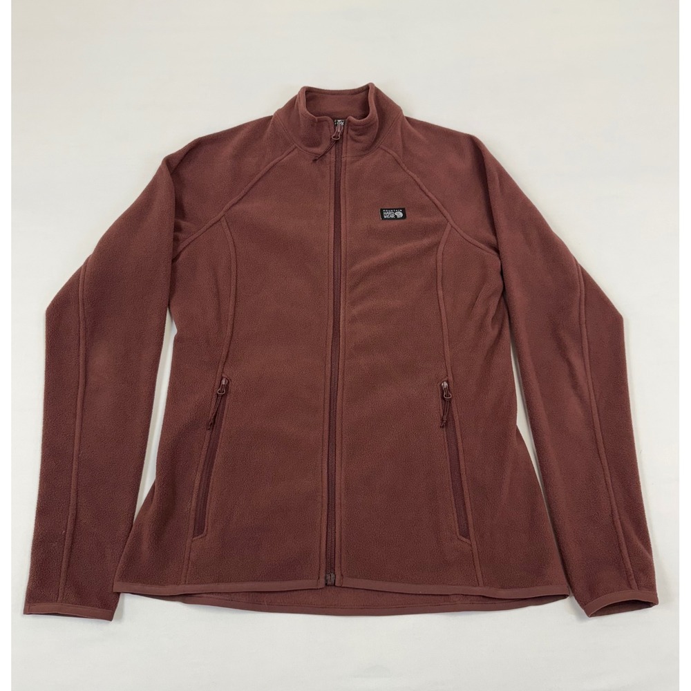 Mountain Hardwear Microchill Full Zip Jacket Women's XS Washed Raisin Brownish